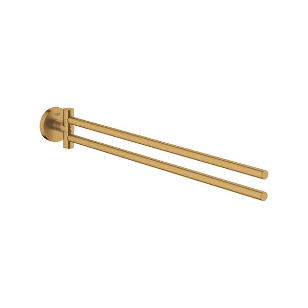 40371GN1حامل فوطة ثنائي جروهي ايسينشيال كوزمو بوليتان ذهبي مطفيGrohe  Image 1 Preview
