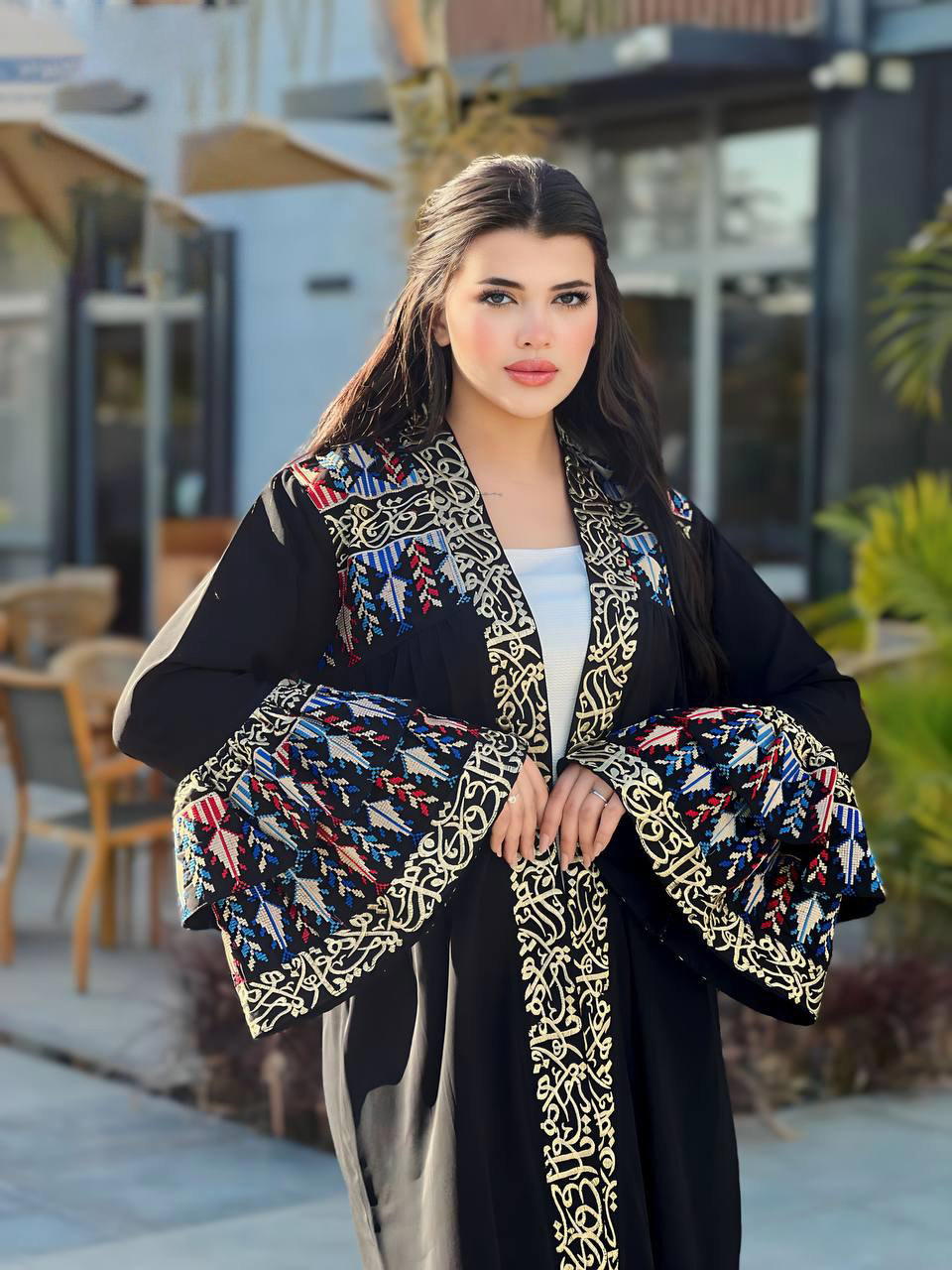 بيشت كريب سعودي تطريز ايتامين مع سيرما Preview Image