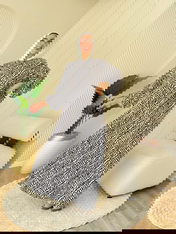 دريس كتان جلاكسي مشجر  Image 3 Preview
