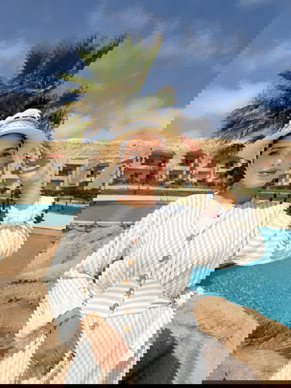 دريس كتان مقلم ناعم  Image 1 Preview