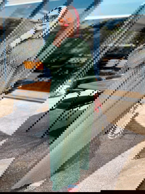 دريس كتان مقلم ساده Image 1 Preview