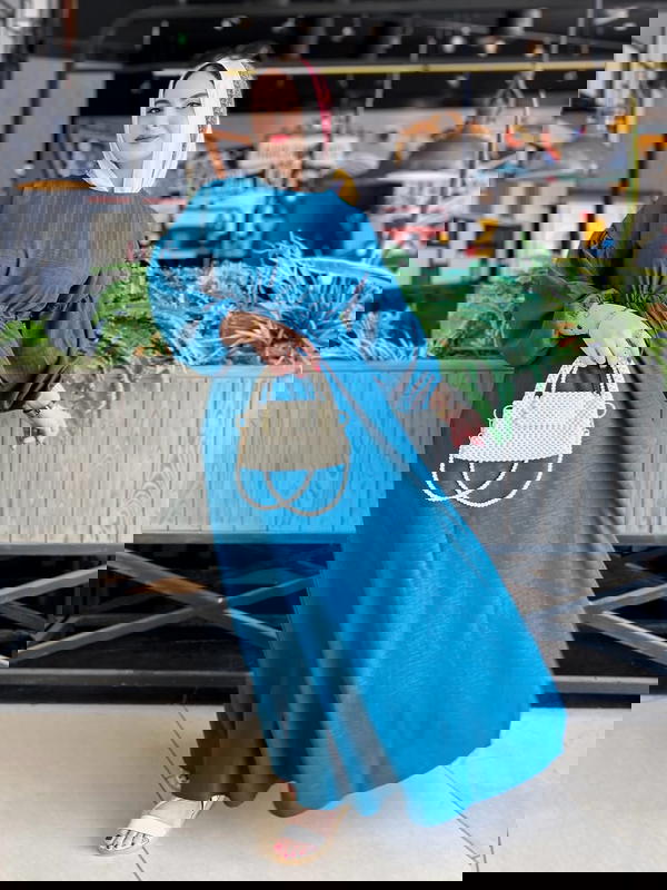 دريس كتان مقلم ساده Image 5 Preview