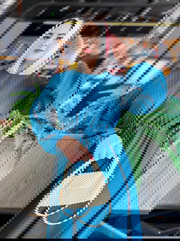 دريس كتان مقلم ساده Image 10 Preview