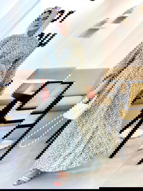 فلوري دريس حزام عريض Image 2 Preview
