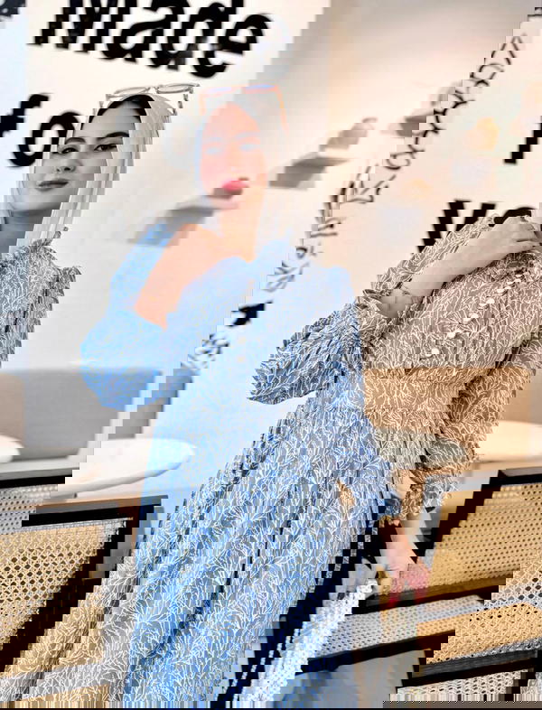 فلوري دريس كتان زراير Image 5 Preview