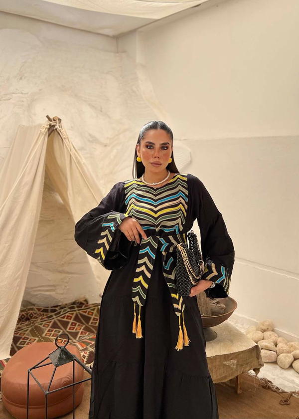 قفطان كتان تطريز  Image 8 Preview