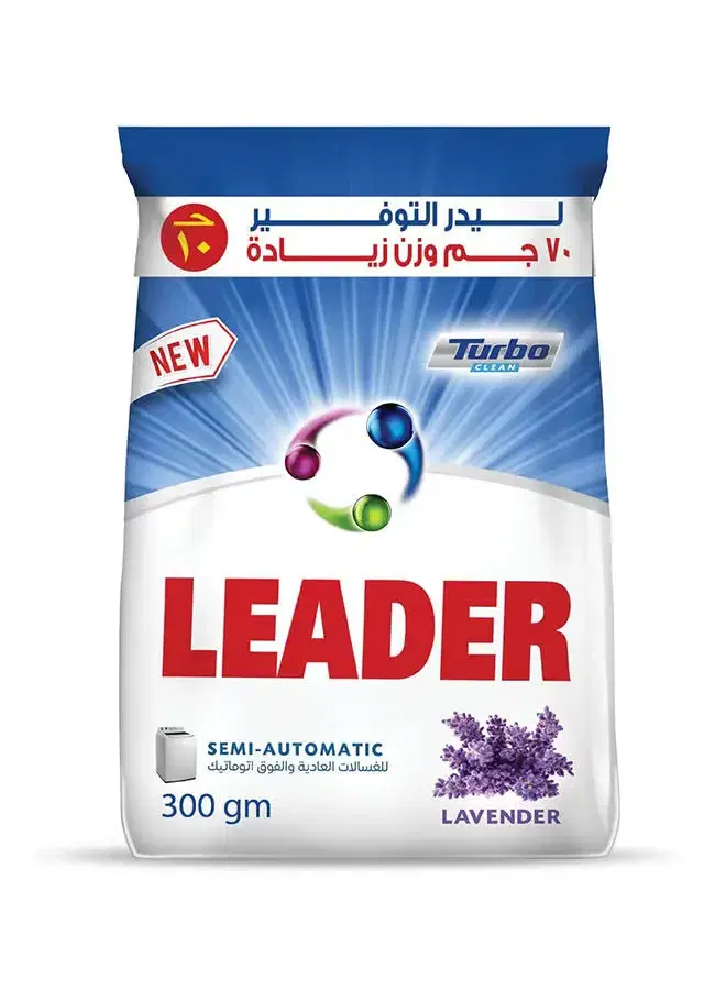 مسحوق ليدر للغسالات العادية والفوق اتوماتيك، برائحه اللافندر، 170 جم Preview Image