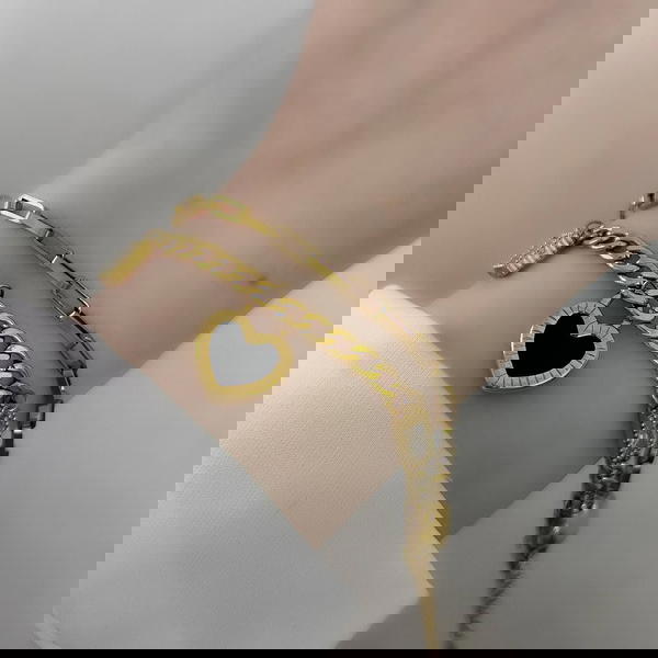 انسال قلب دبل فيس استانليس ستيل بيور #10😍❤️‍🔥❤️‍🔥 Image 2 Preview