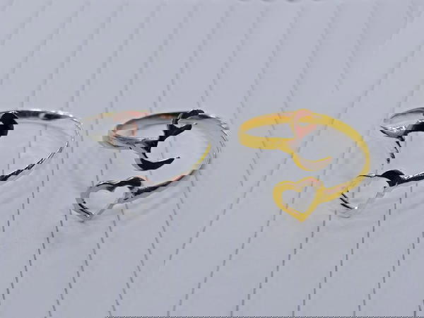 خاتم استالس حرف سادة اوڤر سايز#18 Image 1 Preview