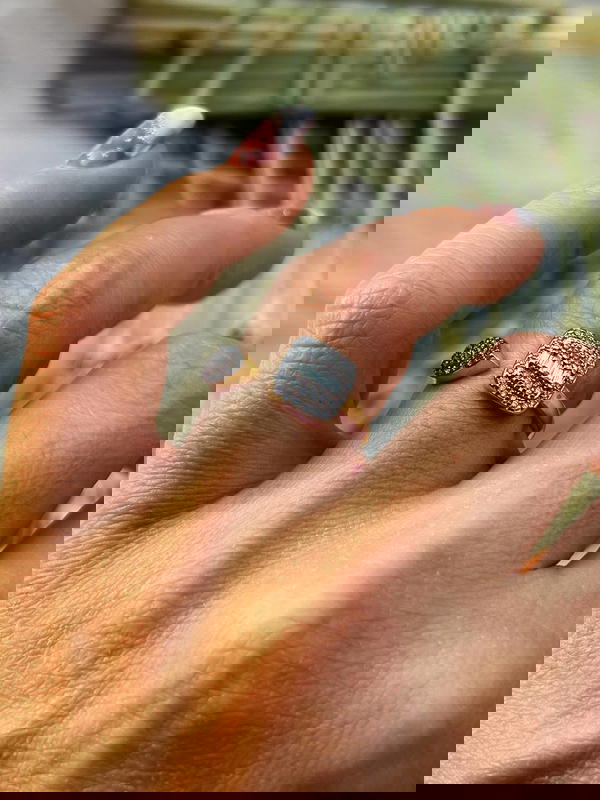 خاتم بلاتين تبكل الذهب لون ثابت ضد الصدا #1 Image 6 Preview