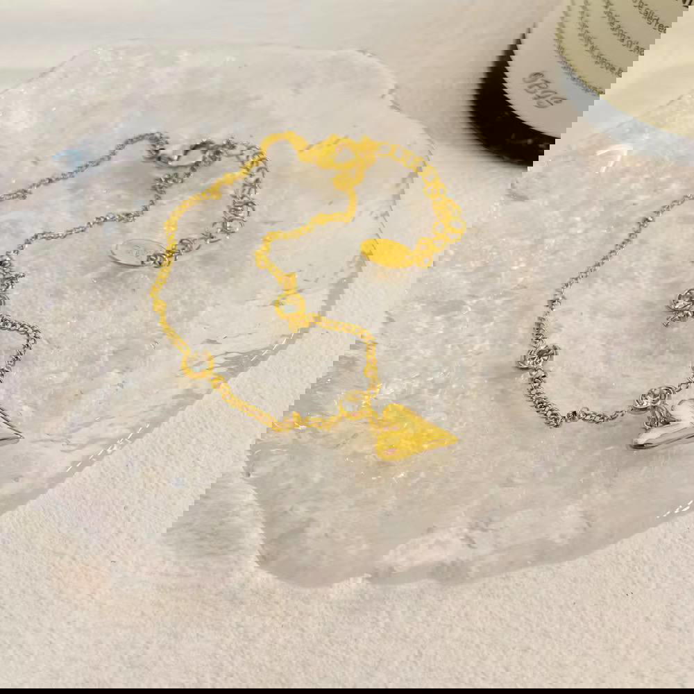 خلخال قلب فصوص استالس#36  😘😘😘 Preview Image