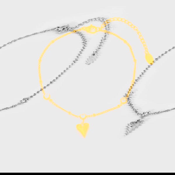 خلخال قلب فصوص استالس#36  😘😘😘 Image 4 Preview