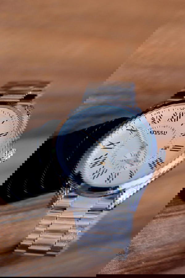 ساعة معدن فوصيل/Fossil Image 2 Preview