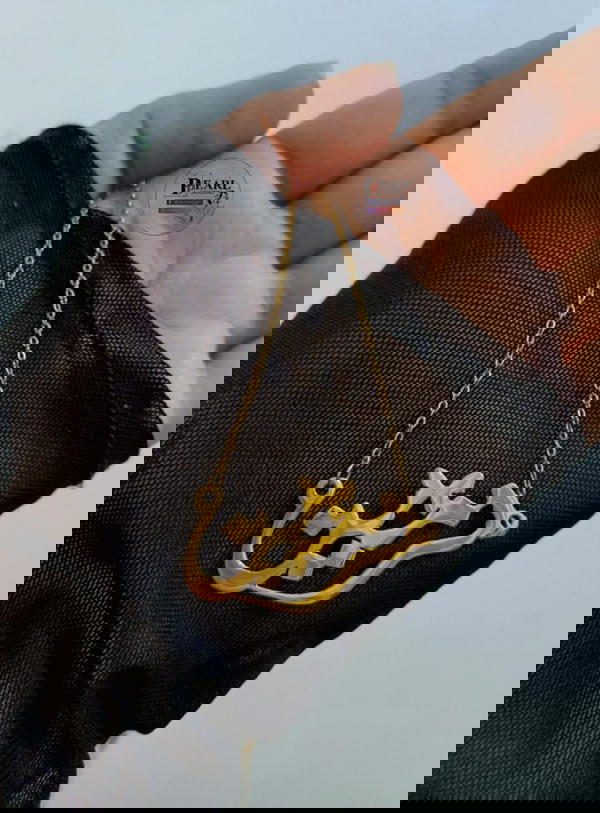 سلسلة استالس اسم واحد حفر ليزر#14 Image 2 Preview