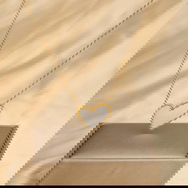 سلسلة قلب. استانليس اصلي مش بتغير لون (لون ابيض)#51  ❤️💖 Image 3 Preview