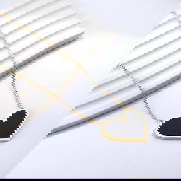 سلسلة قلب. استانليس اصلي مش بتغير لون (لون ابيض)#51  ❤️💖 Image 5 Preview