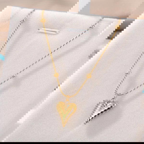 سلسلة قلب استانليس اصلي مش بتغير لون#24 ❤️🔥😍 Image 2 Preview