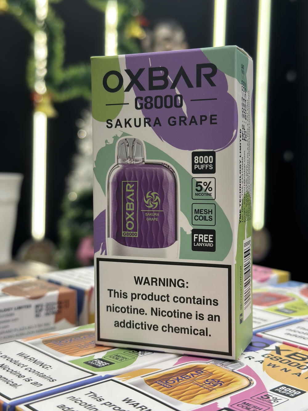  oxabar 8k sakura grape  Preview Image