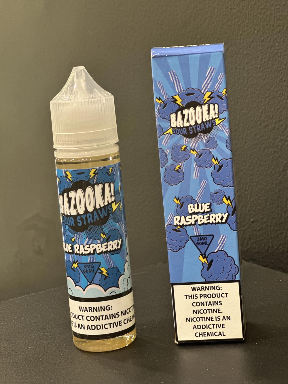 bazooka blue raspberry 3mg  Preview Image