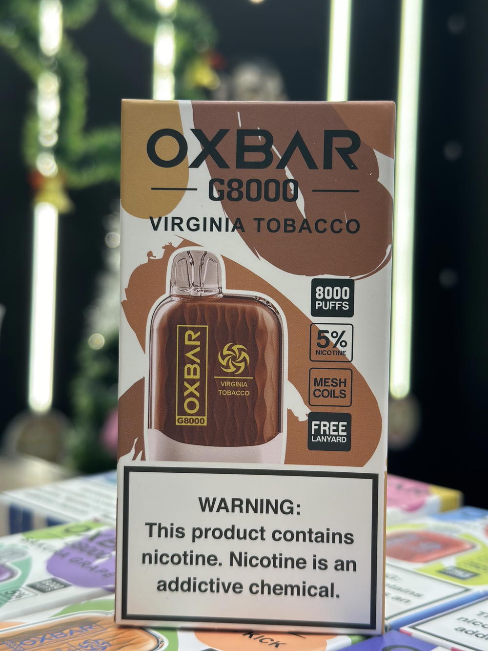 oxbar 8k VIRGINIA TOBACCO Preview Image