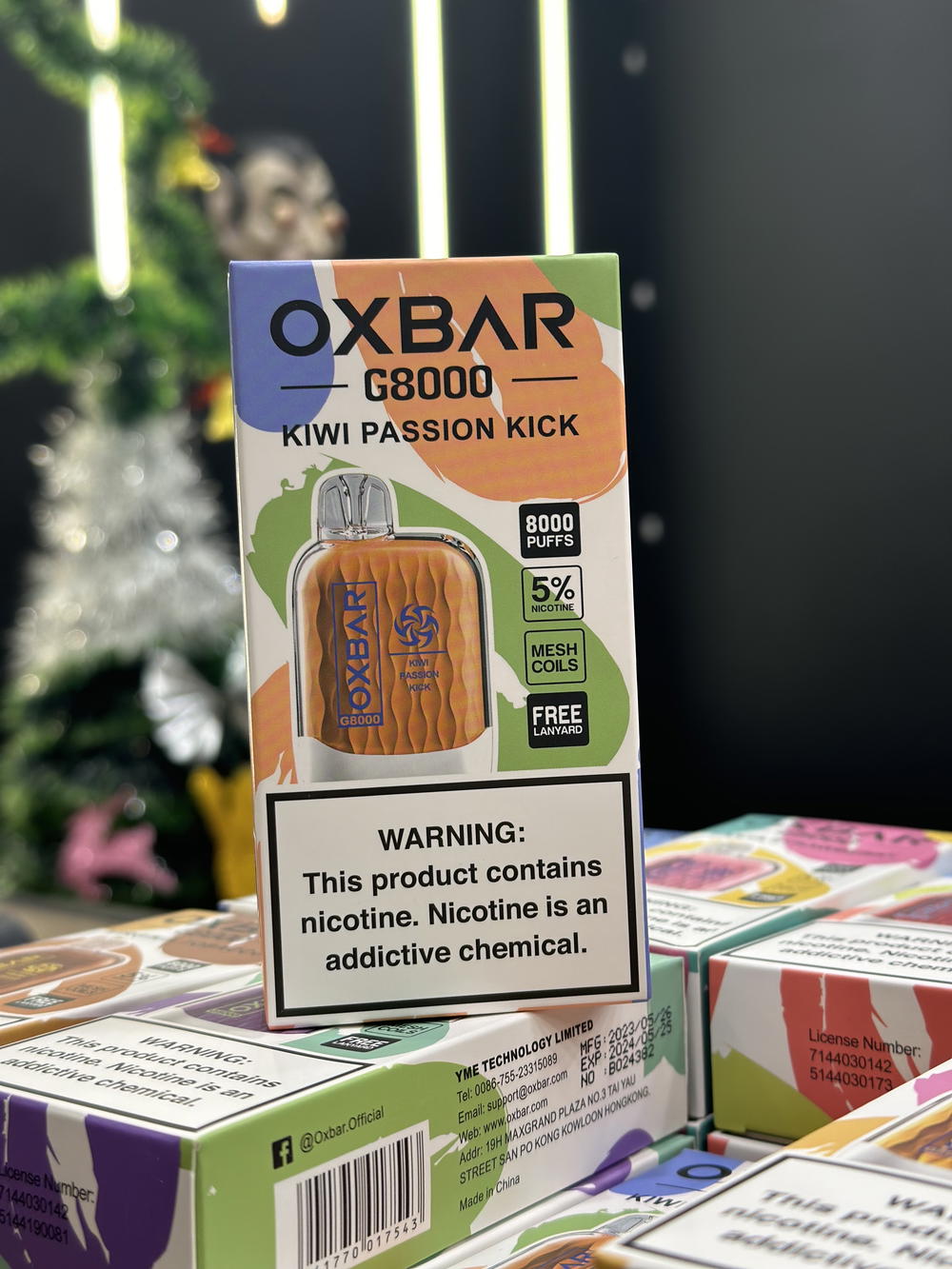 oxbar 8k kiwi passion kick   Preview Image