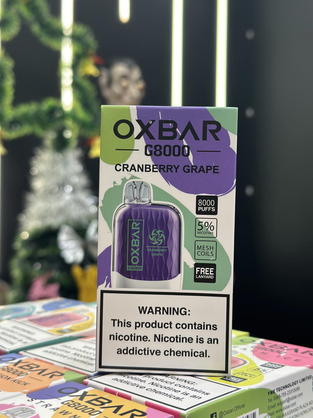oxbar 8kCRANBERRY GRAPE  Preview Image