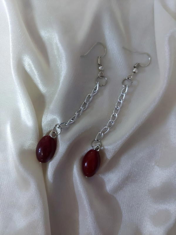 Red wine 🍷 Earrings  Image 1 Preview