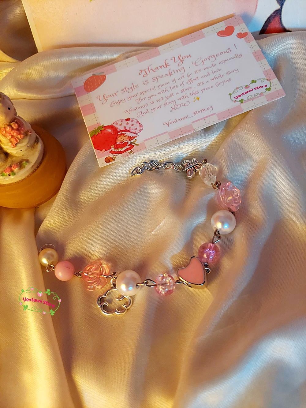 Pinky cute bracelet 💗🍭✨🎀 Preview Image