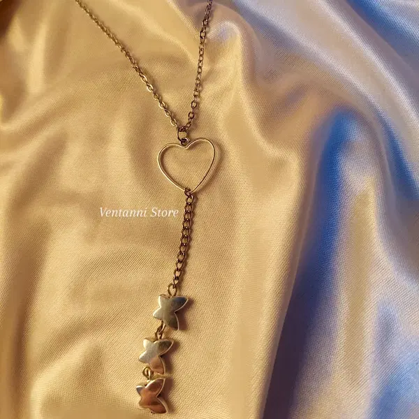 Elegant necklace stainless steel chain and clasp ✨ Image 2 Preview