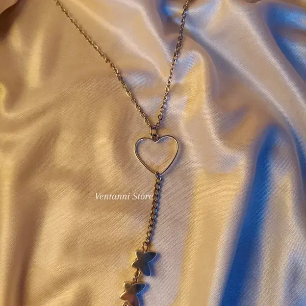 Elegant necklace stainless steel chain and clasp ✨ Image 3 Preview
