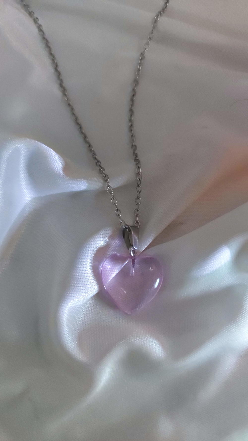 Purple 💜 Heart necklace Preview Image