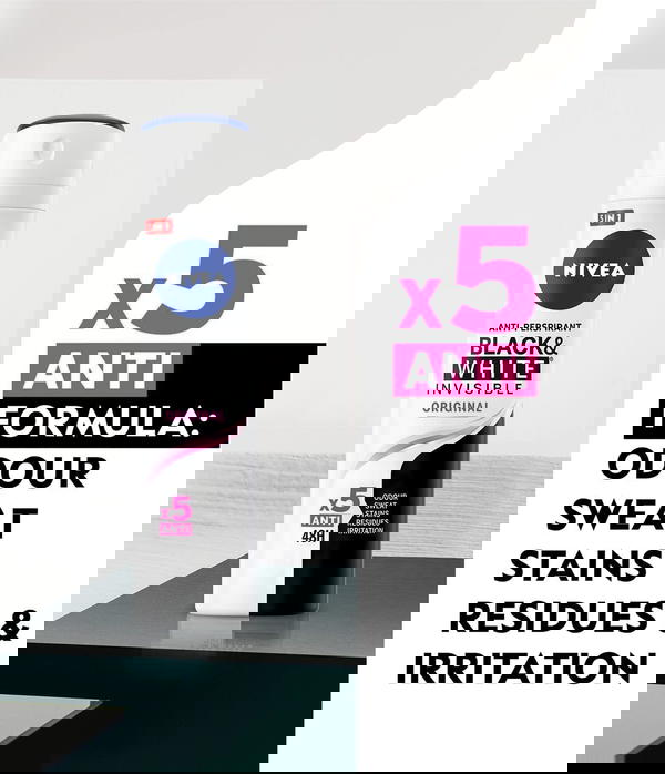 نيفيا سبراى 150 مل بلاك اند وايت Image 3 Preview