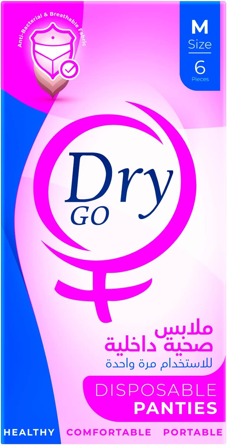 Dry Go, Comfortable Disposable Panties, single use,medium, 6 Pieces Preview Image