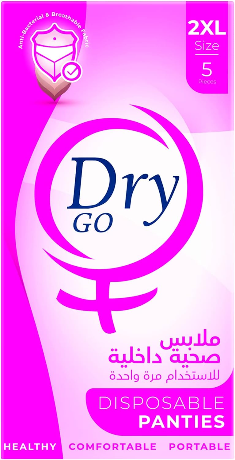 Dry go, comfortable disposable panties, single use, 2xl, 5 pieces Preview Image