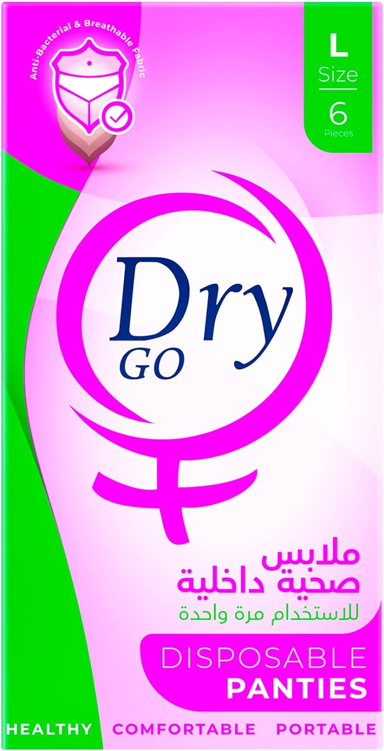 Dry go, comfortable disposable panties, single use, large, 6 pieces Preview Image