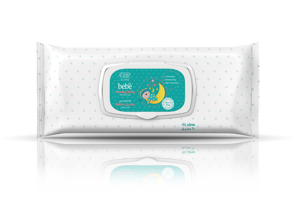 Eva Baby Wipes Alcohol Free 60 Wipes Image 1 Preview