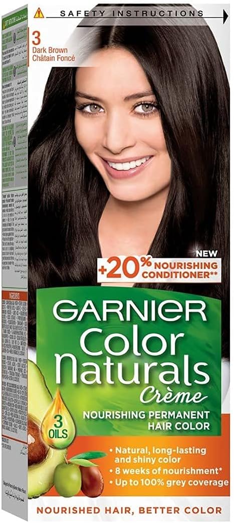 Garnier color naturals 3 Dark Brown Preview Image