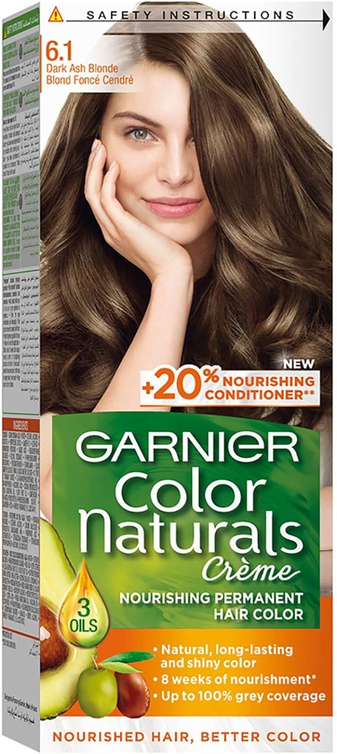 Garnier color naturals 6.1 Dark Ash Blonde Preview Image