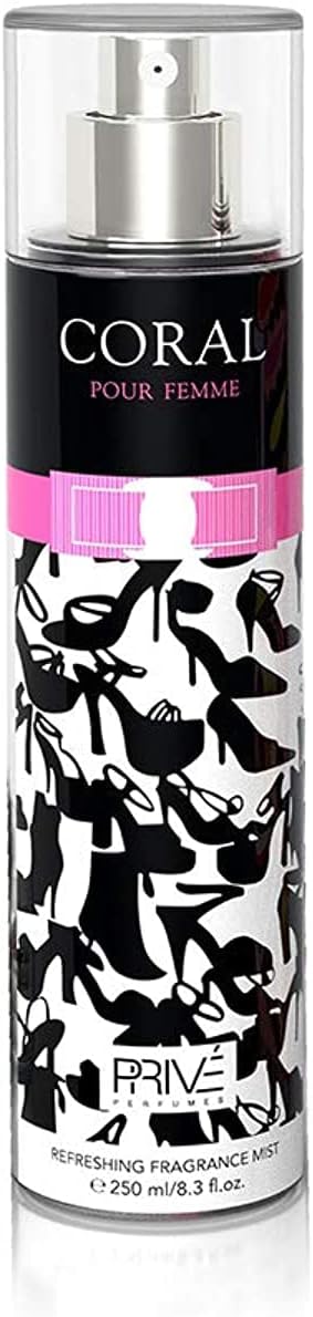 PRIVE Coral Refreshing Fragrance Body Mist for Women - 250 ml Preview Image