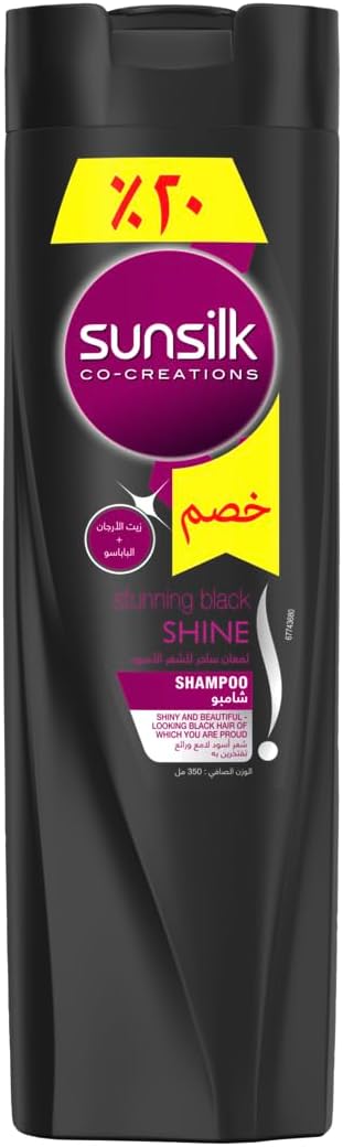 SUNSILK SHAMPOO 350ML STUNNING BLACK SHINE  Preview Image