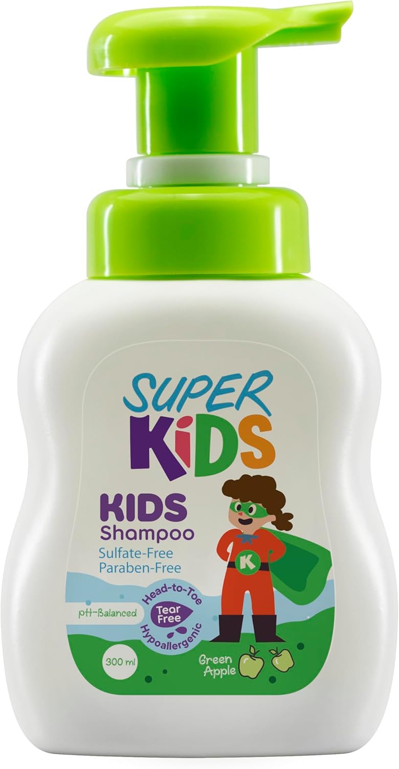 SUPER KIDS SHAMPO 300ML GREEN APPLE Preview Image