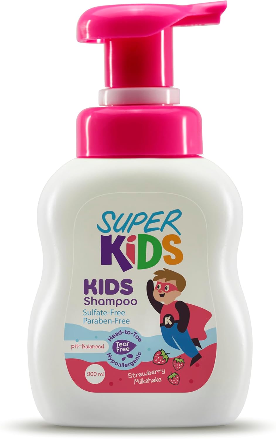 SUPER KIDS SHAMPO 300ML STRAWBERRY&MILK SHAKE Preview Image