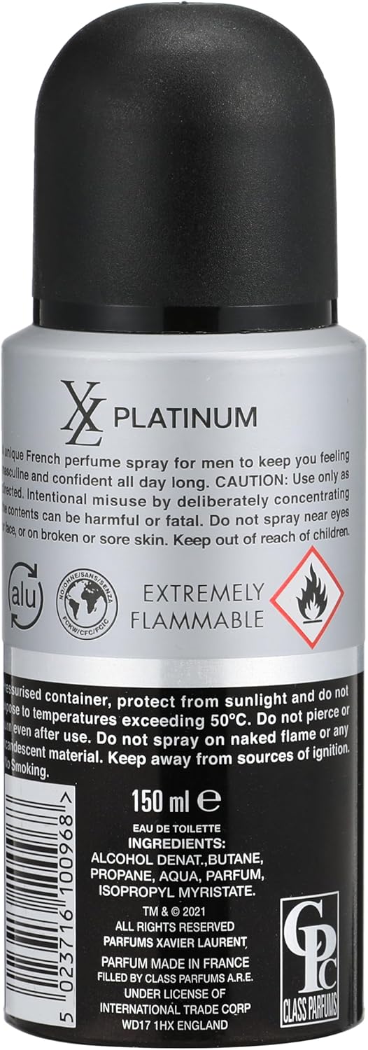 XAVIER LAURENT SPRAY 150ML PLATINUM Image 2 Preview