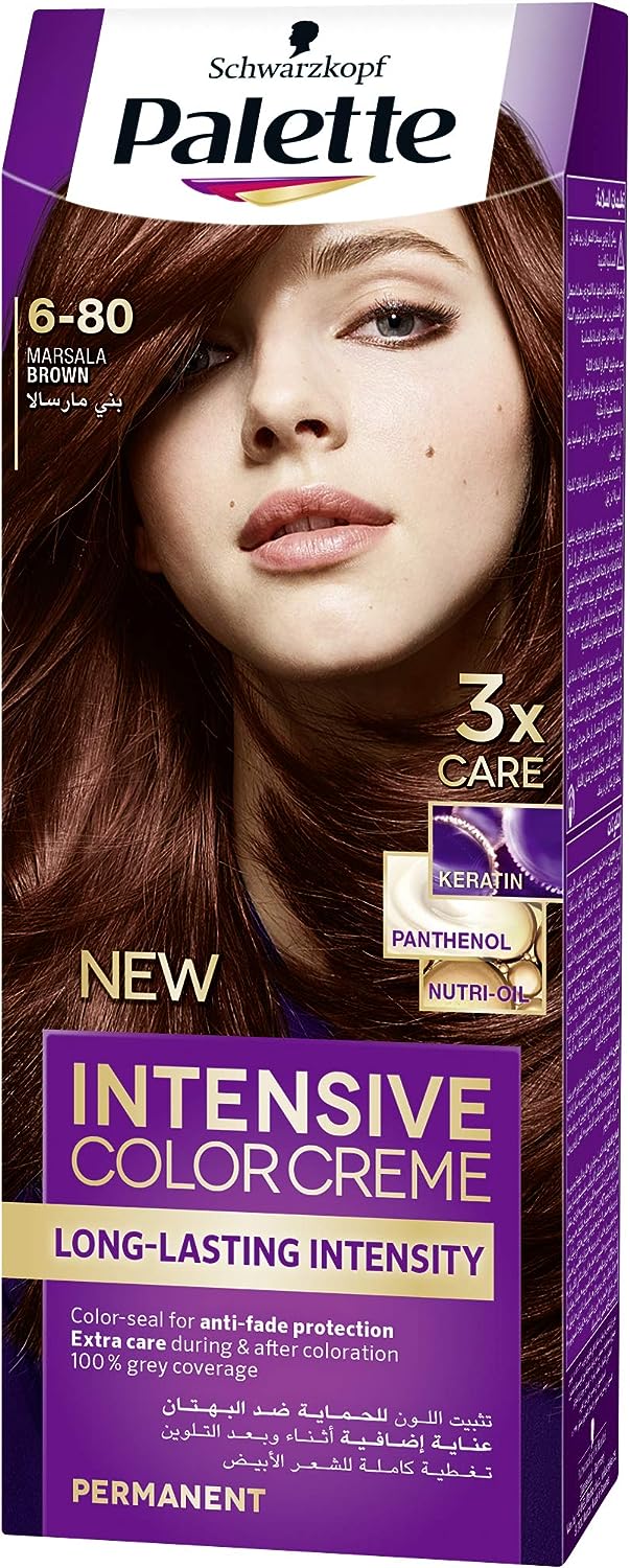 palette color creme 6-80 Marsala Brown Preview Image