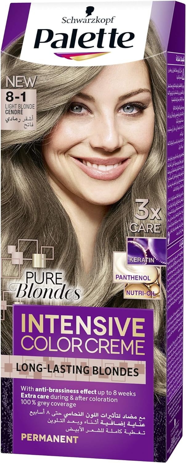 palette color creme 8-1 light blonde Cendre Preview Image