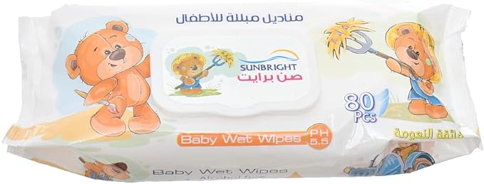 sunbright baby -wet wipes 80 Preview Image