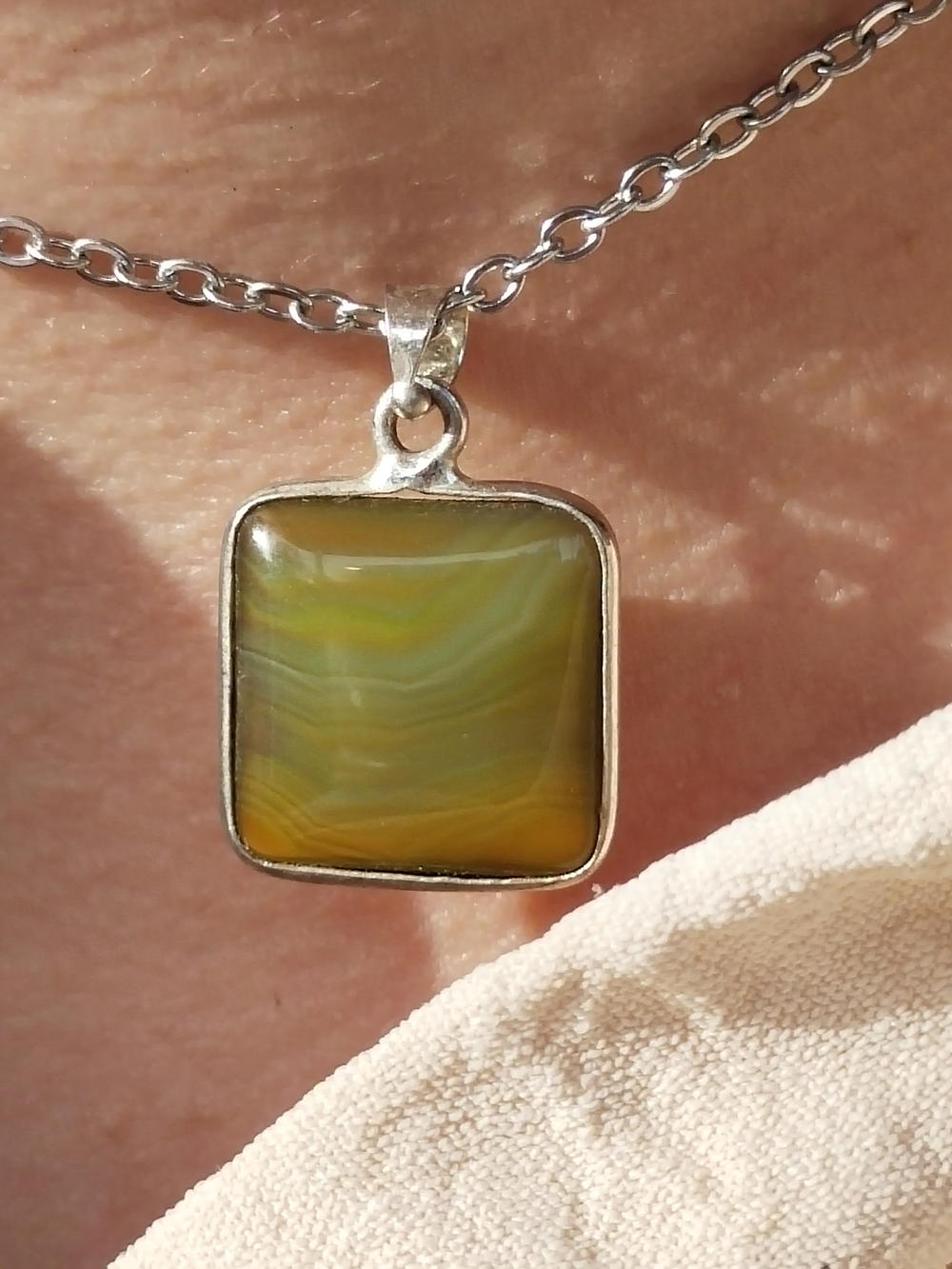 Green square agate  Preview Image