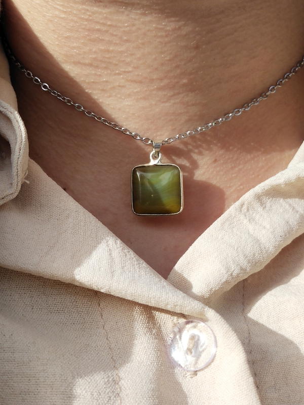 Green square agate  Image 5 Preview