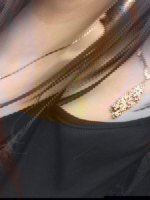 Unique gold necklace  Image 1 Preview