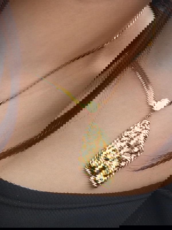 Unique gold necklace  Image 7 Preview